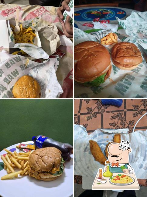 Food at The WAB Cafe