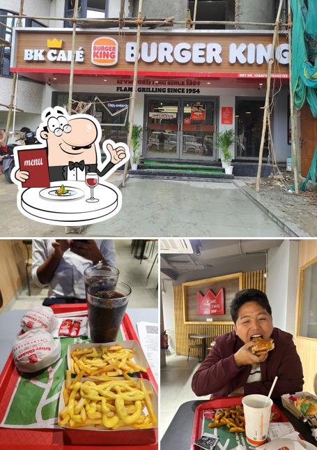 This is the image displaying food and exterior at Burger King