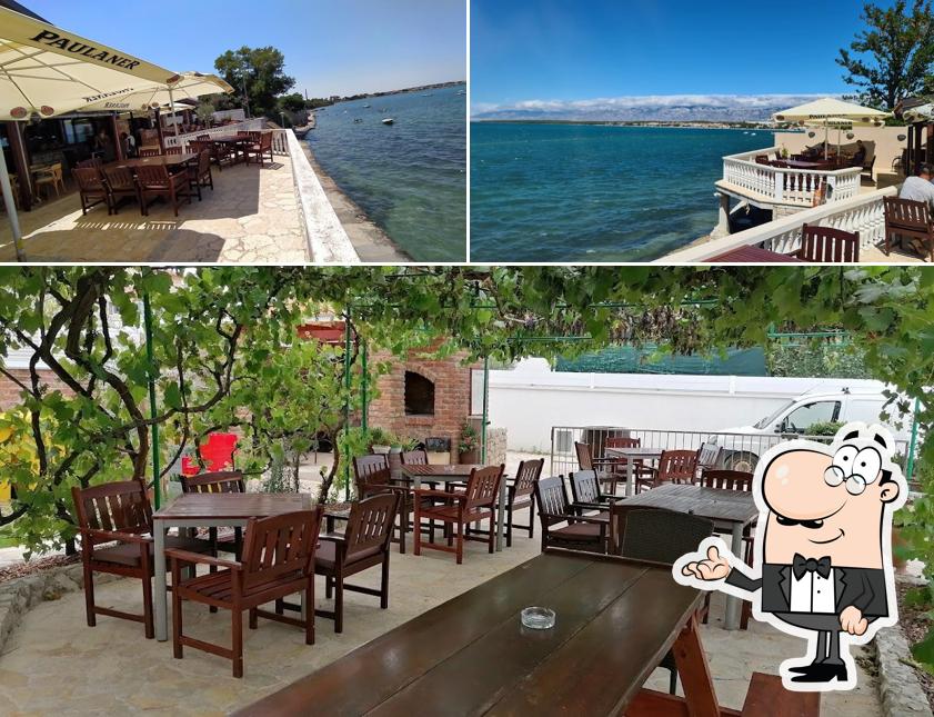 Gli interni di Konoba Orient