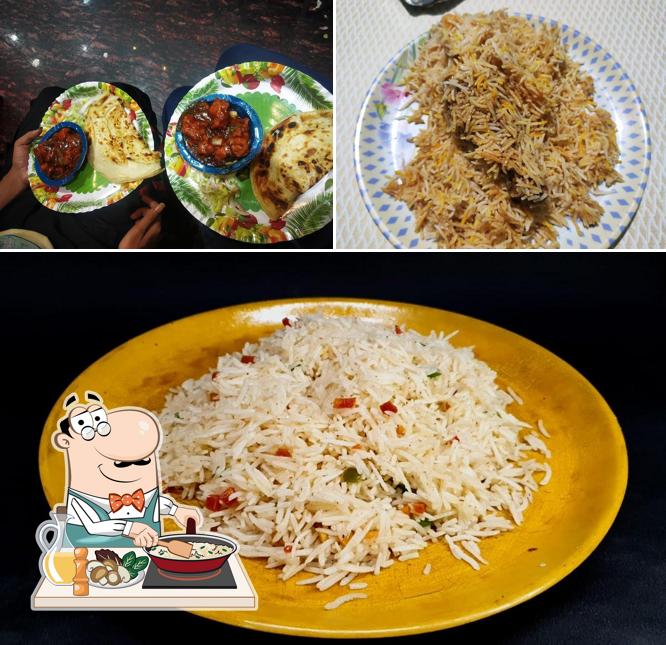 Fried rice at Mughal Darbar