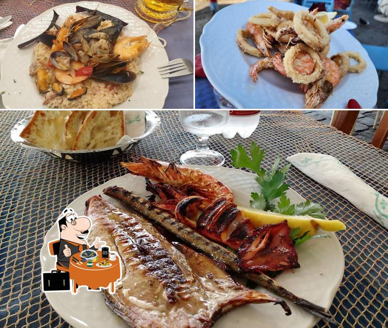 Prova tra i molti prodotti di cucina di mare disponibili a O' Puledrone