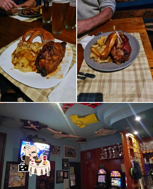Questa è la immagine che presenta la cibo e interni di Danger Queen's Bar