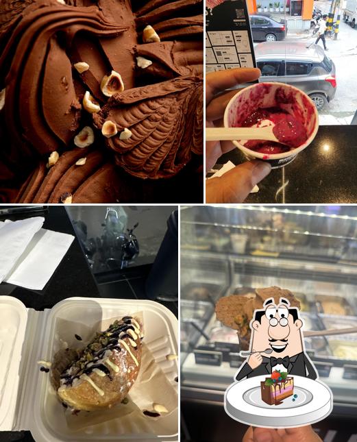Chocolate cake at G.O.A.T. (Greatest Of All Treats) - GK2