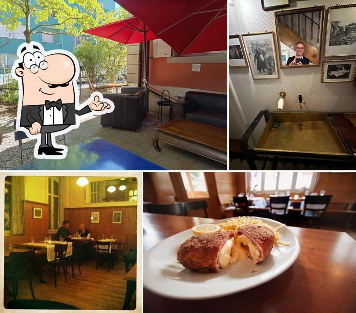 Gli interni di Restaurant zur Wanderruh