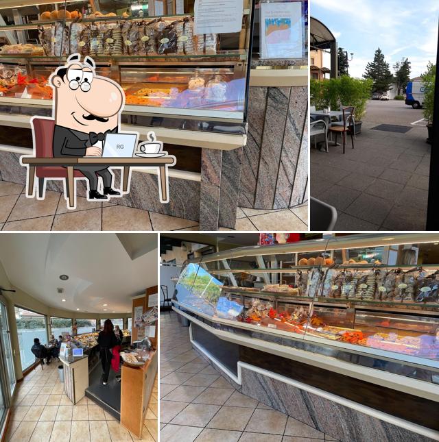 Gli interni di Pasticceria Norma