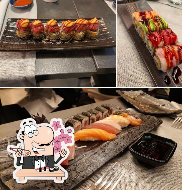 Prova le varie opzioni di sushi