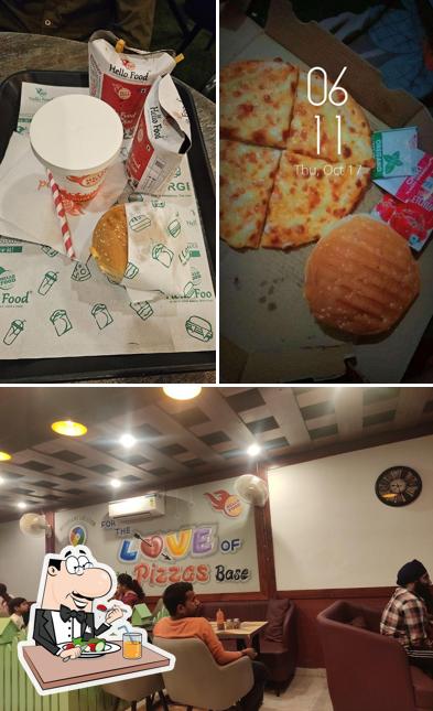 This is the picture showing food and interior at Hello Food Amritsar