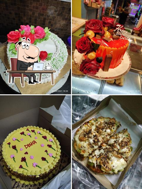 The interior of Just Delicious Bakery Cake Shop In Bandel
