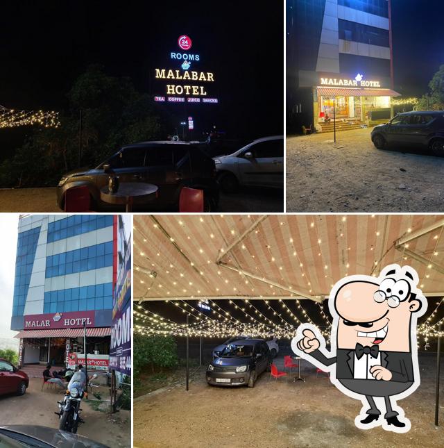The exterior of Malar Hotel