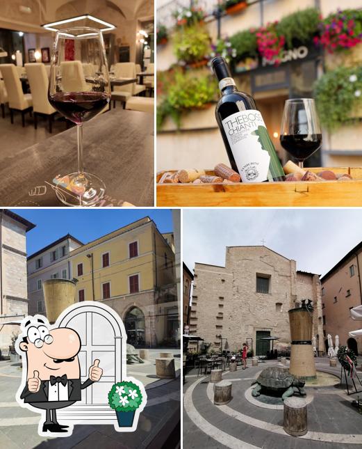 Guarda la foto che mostra la esterno e bevanda di Ristorante MeTeMagno Foligno