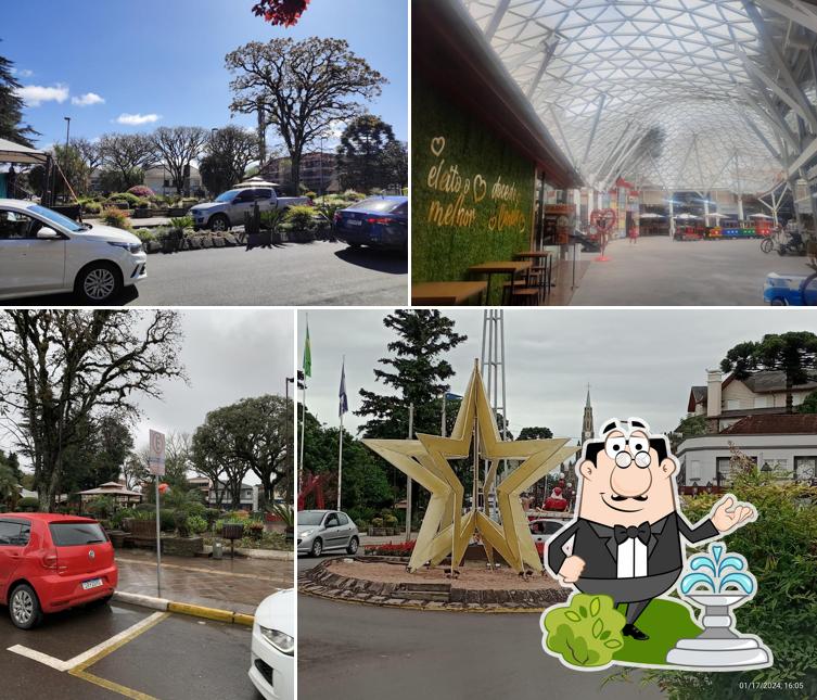 a parte exterior é uma característica importante do Restaurante Tempero Caseiro