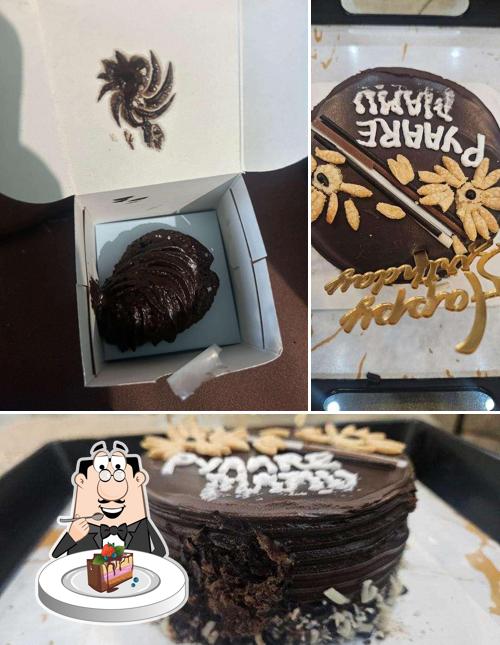 Chocolate cake at Theobroma