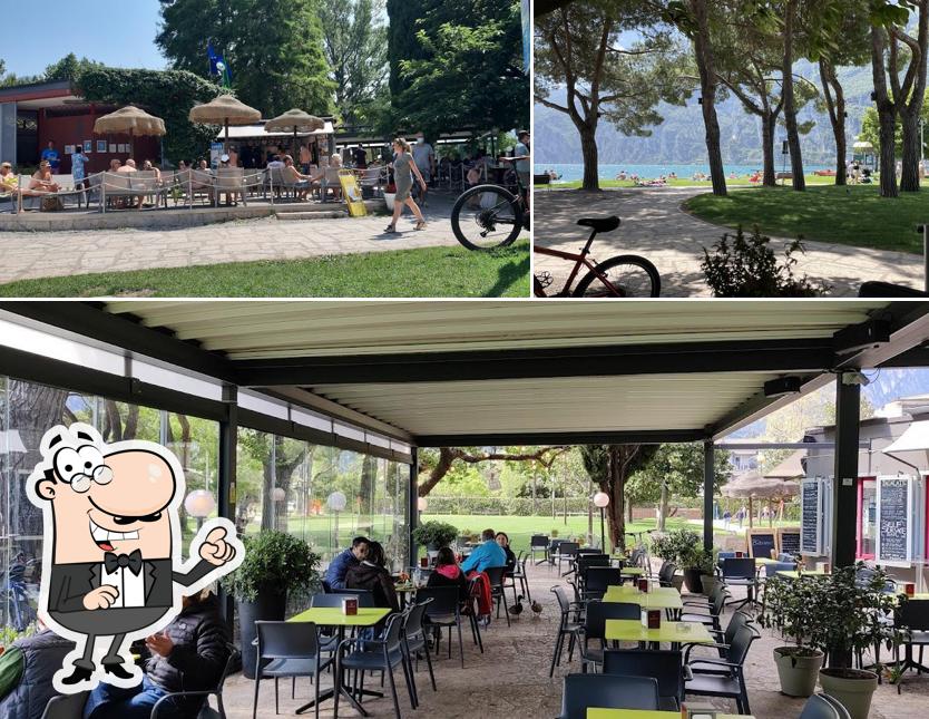 L'area esterna è una caratteristica importante di Bar dei pini