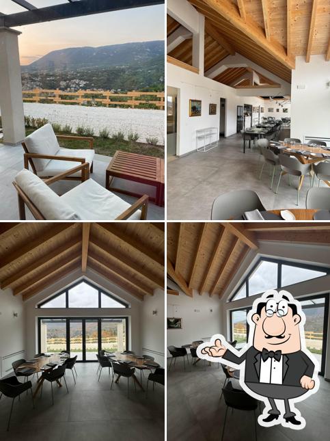 Gli interni di Contrada Rapello