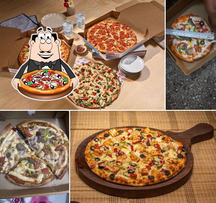 Pick pizza at Dad Secret Pizza