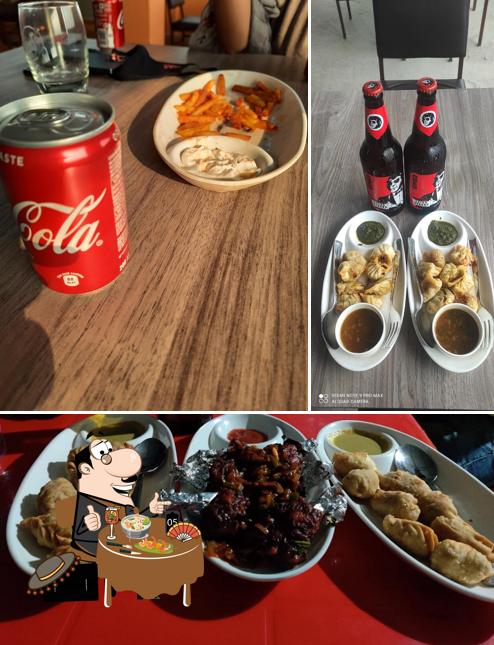 Food at The MB's Rooftop Inn