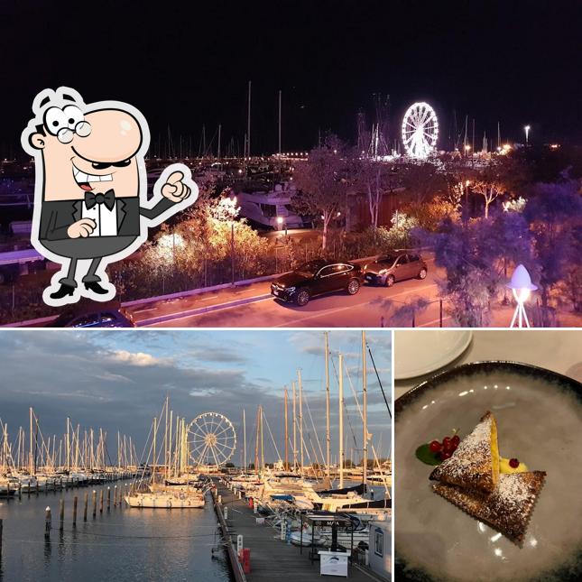 Goditi la vista dall'area esterna di Ristorante Prua