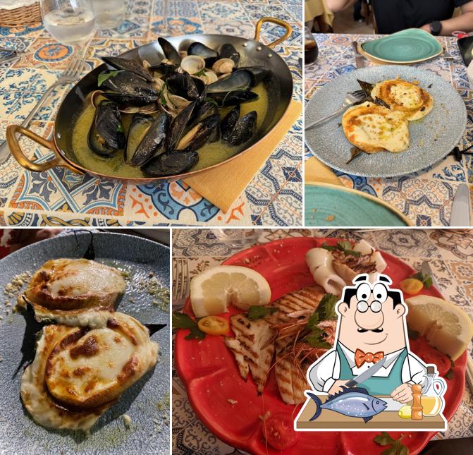 Salmone grigliato al Trattoria dei Cartari