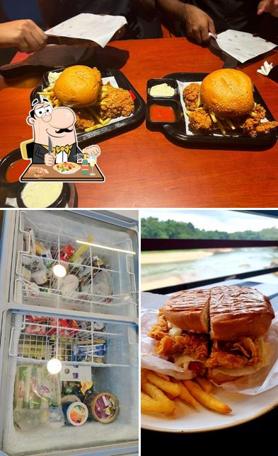 Pulled pork sandwich at Burgercafe