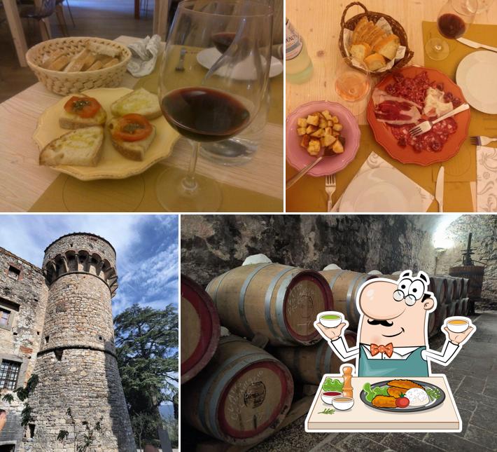 Cibo al Castello di Meleto