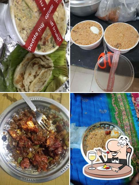 Food at Al moghal biriyani