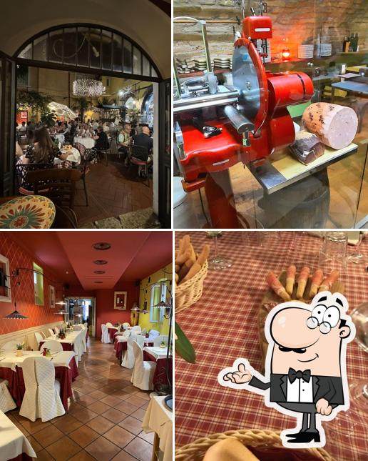 Gli interni di Corte Pozzi