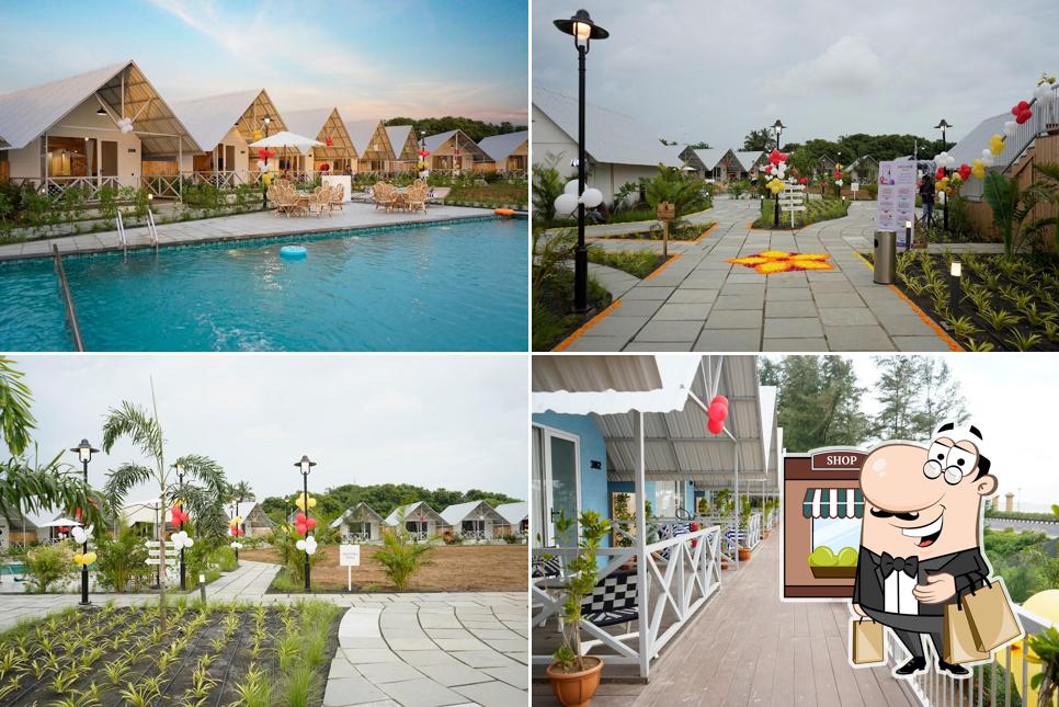 The exterior of Praveg Beach Resort, Jampore, Daman