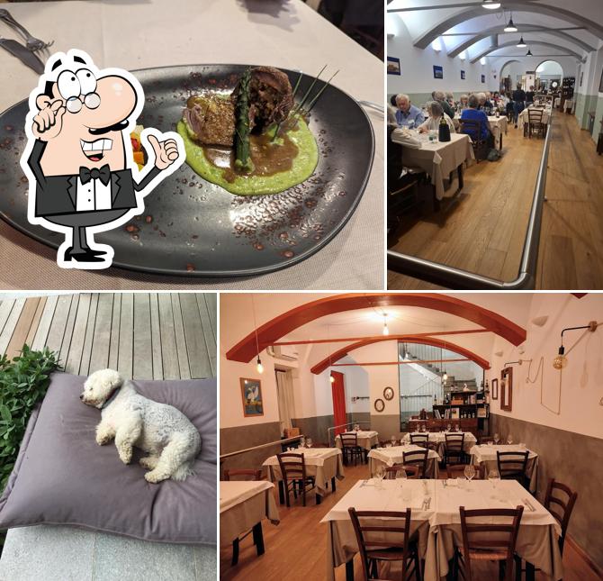 Gli interni di Taverna Dell'Oca