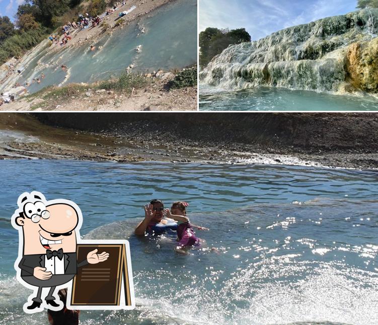 Gli esterni costituiscono una caratteristica importante di Cascate del Mulino di Saturnia