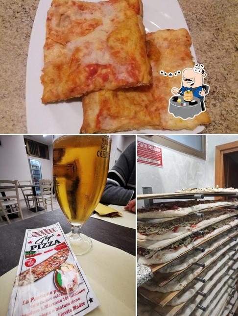 Dai un’occhiata alla immagine che mostra la cibo e birra di Gigi Pizza