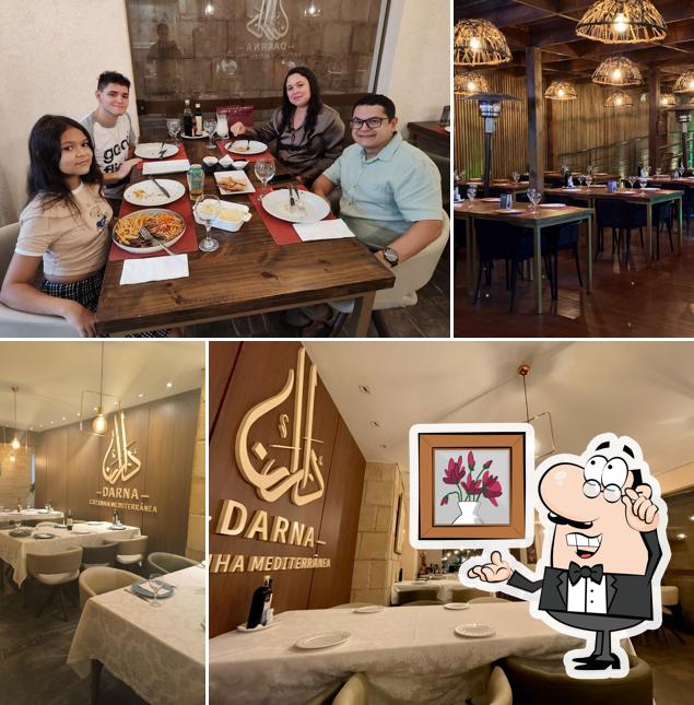 O interior do Darna Cozinha Árabe E Mediterrânea