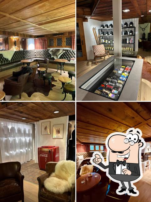 Gli interni di La Casa Del Tabaco Gstaad