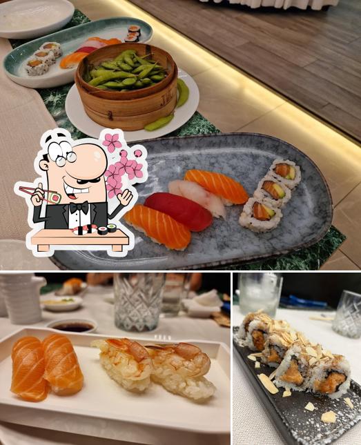 Prova le diverse opzioni di sushi