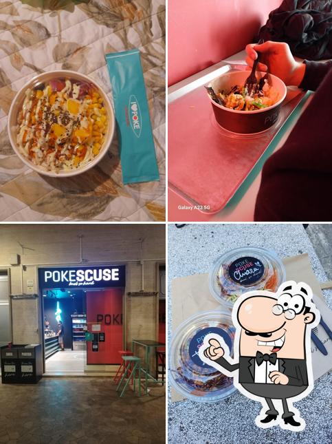 La interni e cibo del ristorante