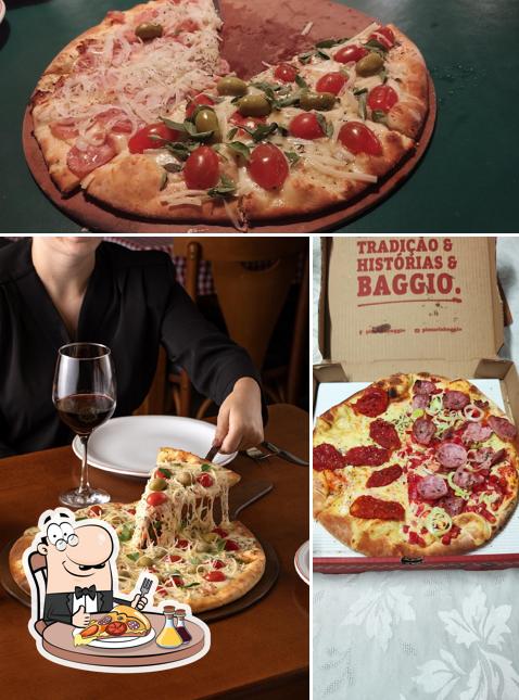 Experimente pizza no Baggio Pizzaria e Focacceria - Água Verde