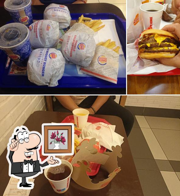 Gli interni di Burger King