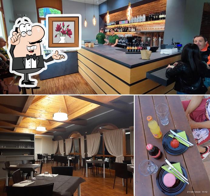 Gli interni di ego - caffetteria, ristorante
