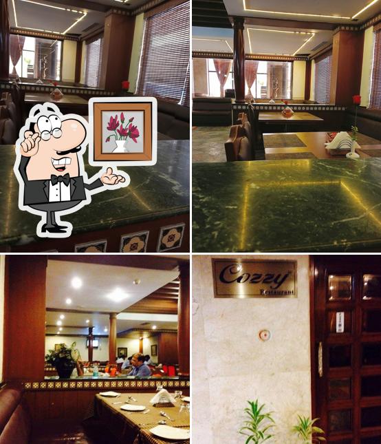 The interior of COZZY 24