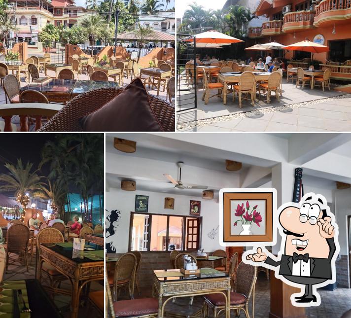 The interior of Ruffles Restaurant