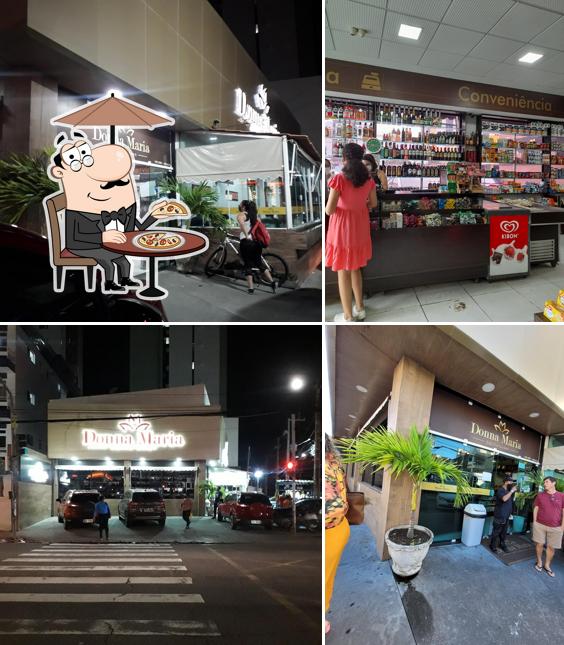 O exterior do Donna Maria Delicatessen