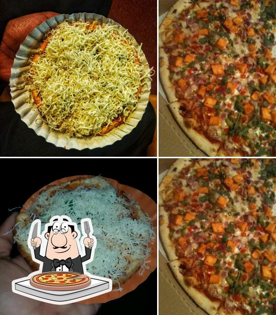 Pick pizza at Jasuben Shah Old Pizza