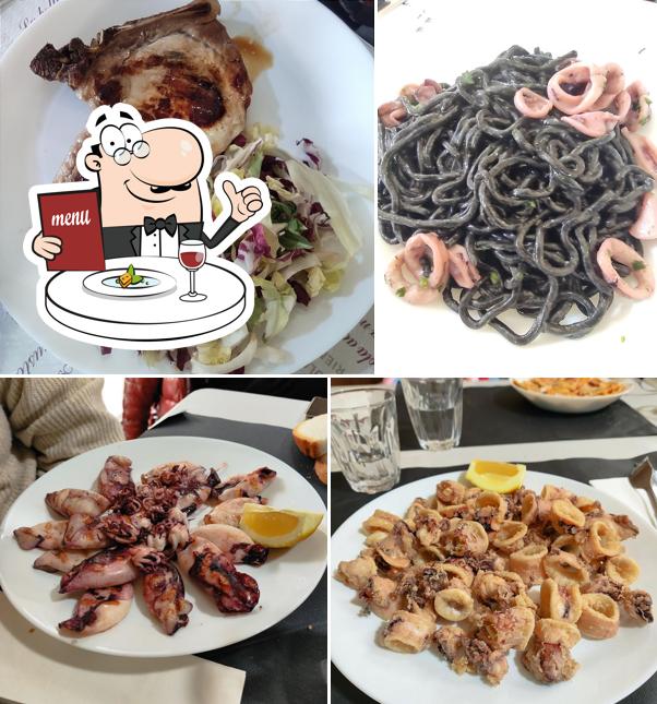 Cibo al Osteria pizzeria Tréi Gòtti