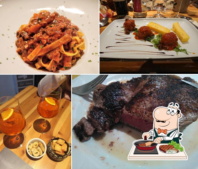 Prenditi i un pasto a base di carne a Osteria Ponte dei Carri