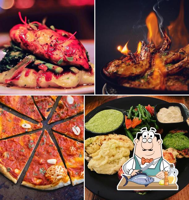 Grilled salmon at The Stash House