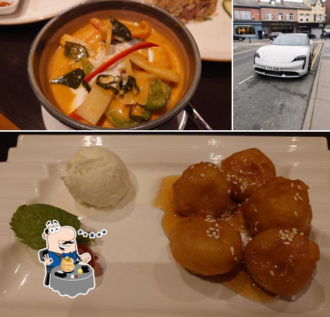 The restaurant's food and exterior