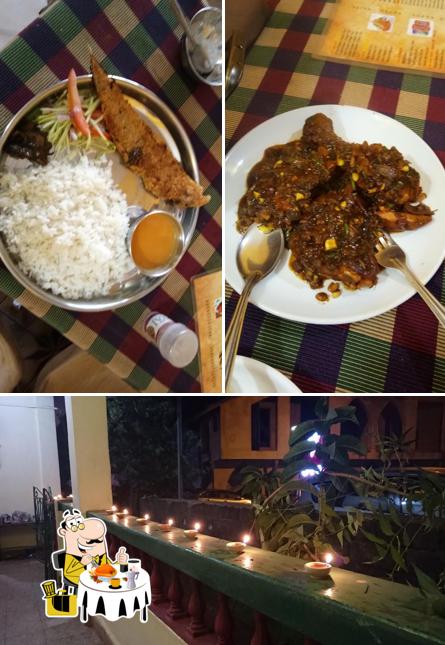 This is the photo showing food and exterior at Sanish Food Point @ Café Murari