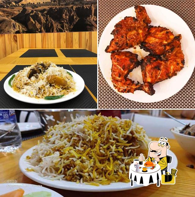 The restaurant's food and beverage