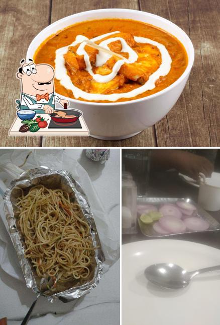 Chicken curry at Aahar Family Restaurant