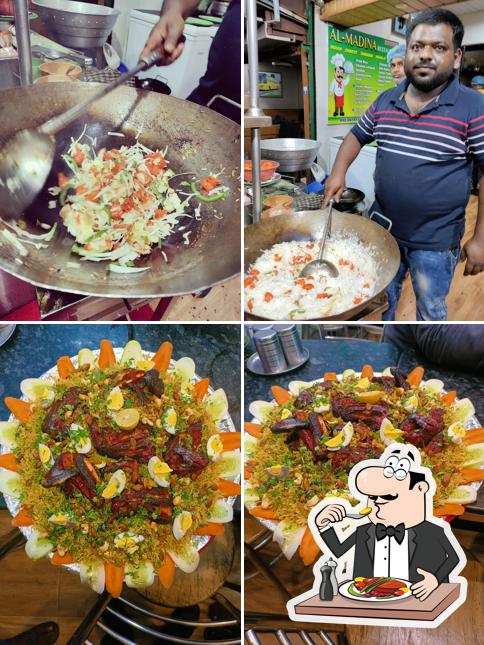 Meals at Al Madina restaurant