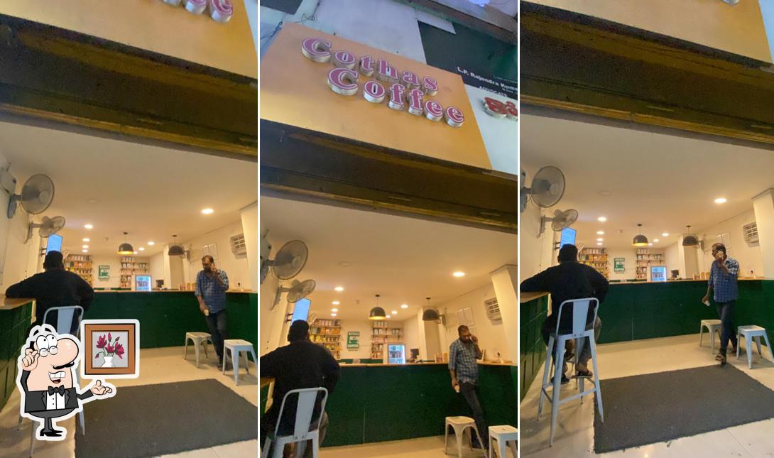 The interior of Cothas Coffee - RTC Cross - (Hyderabad)